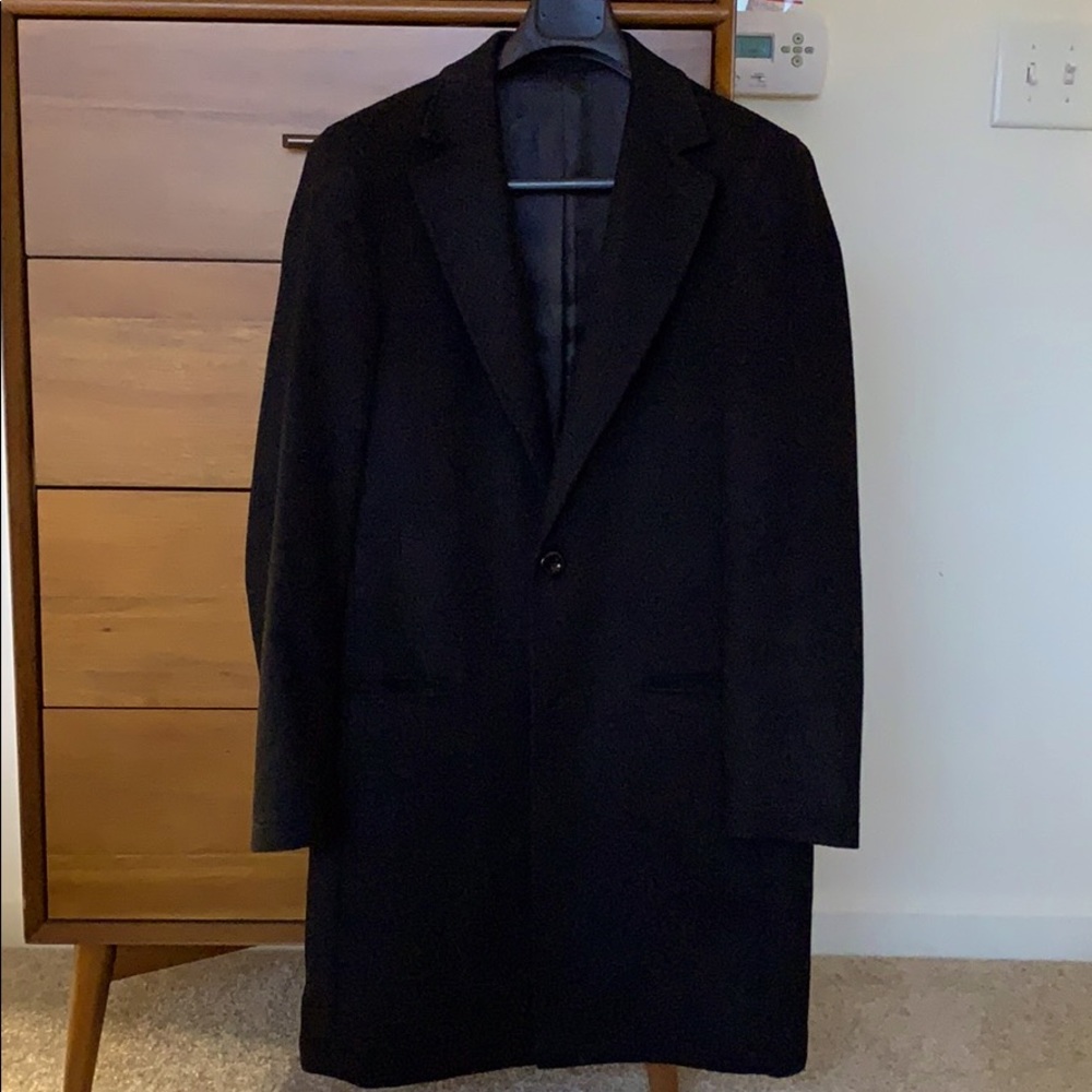 DKNY Men’s Wool and Cashmere Coat